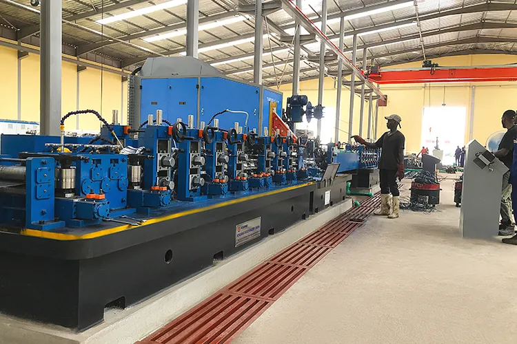 Successful Application of 60 Tube Mill Line in Mali's Construction Sector