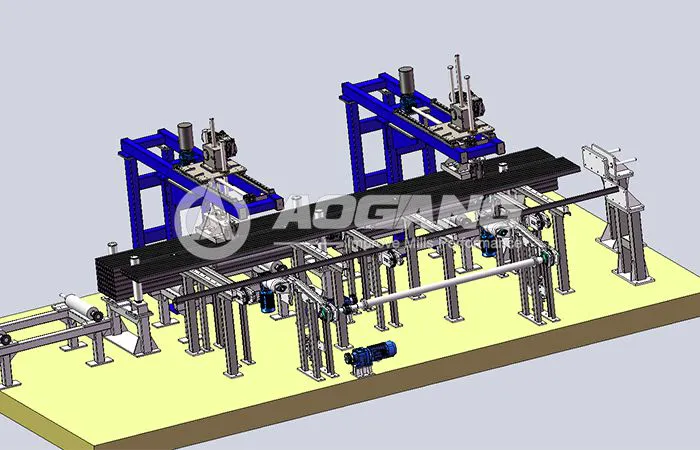 aogang steel pipe mill