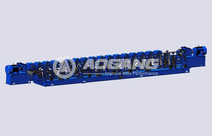 aogang steel tube mill