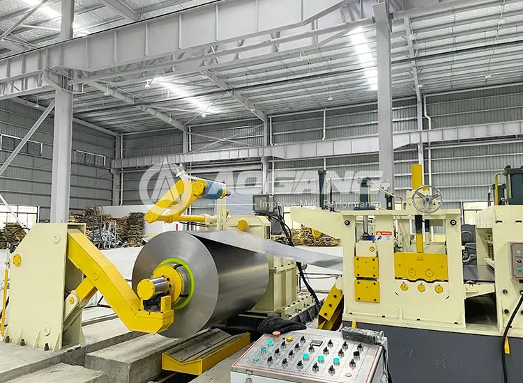 Stainless coil slitter