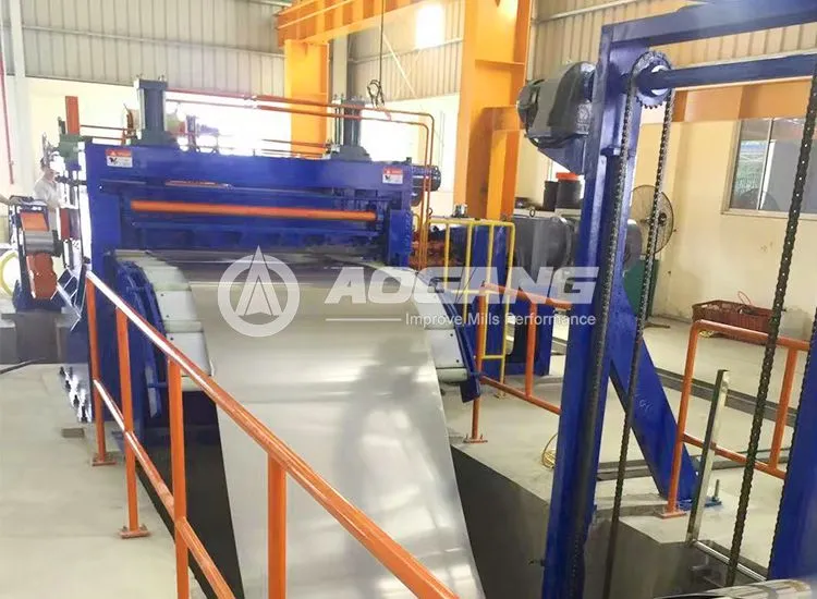 steel slitting line machine