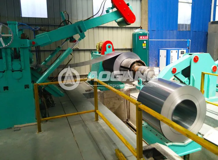 Aogang automated cut-to-length line for steel coils