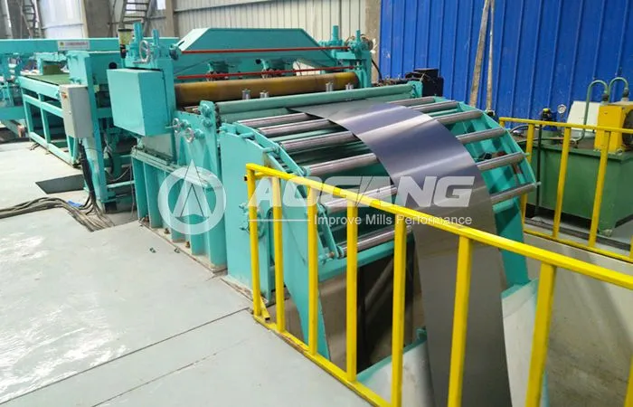 Precision steel coil cutting machine