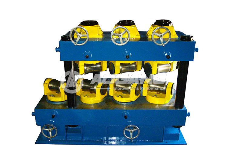 Máquina enderezadora de tubos de acero