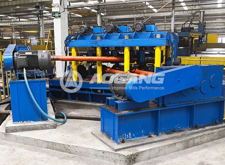 Industrial pipe straightening machine for ERW pipes