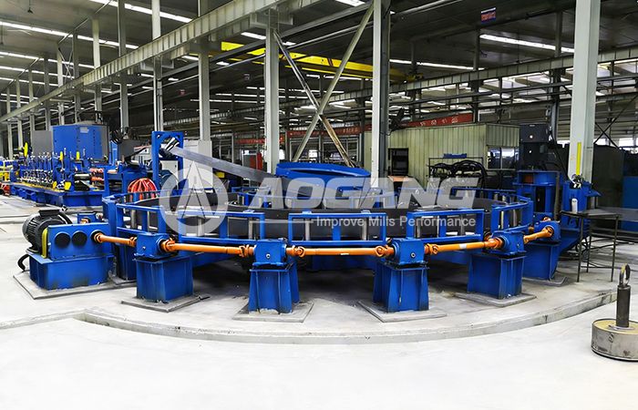 Трубная мельница Aogang ERW 89 для производства круглых и квадратных труб