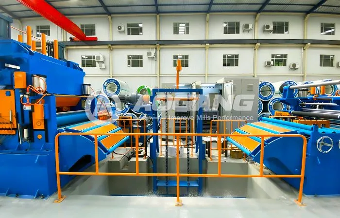 aogang heavy gauge cut to length machine