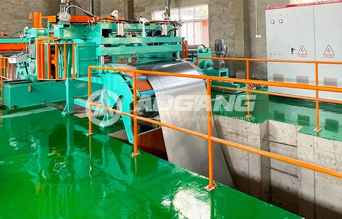 aogang aluminum slitting machine