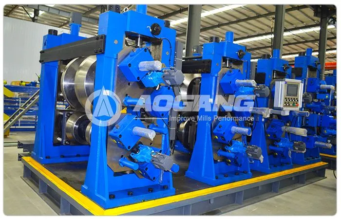 Galvanized Pipe Making Machine  ERW Steel Pipe Line