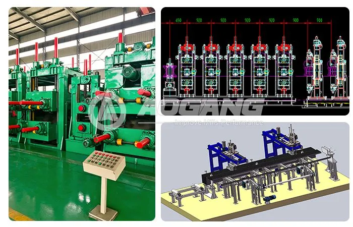ERW 508 tube mill for 325–508mm steel pipe production line