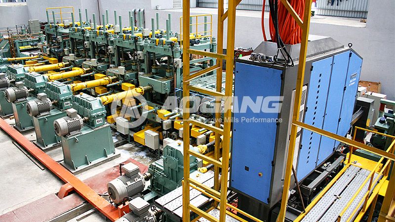 Aogang Modern Tube Mill Production of Construction Pipes