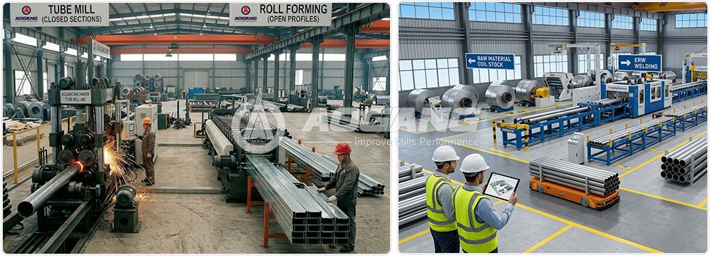 Tube Mill vs Roll Forming Machine: What's the Difference?